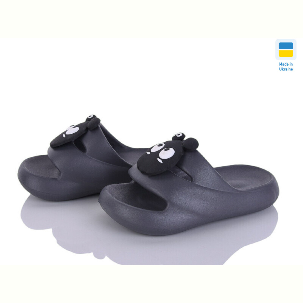 Шлепки Golden Lion 335 сірий