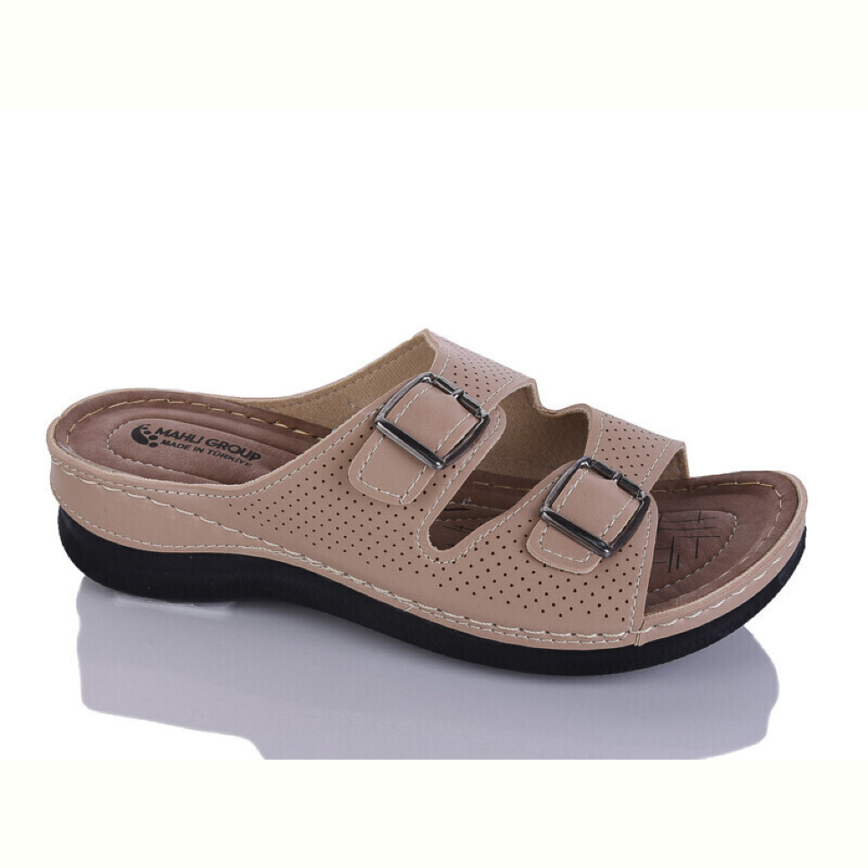 Шлепки Sali-2 201-48 капучіно