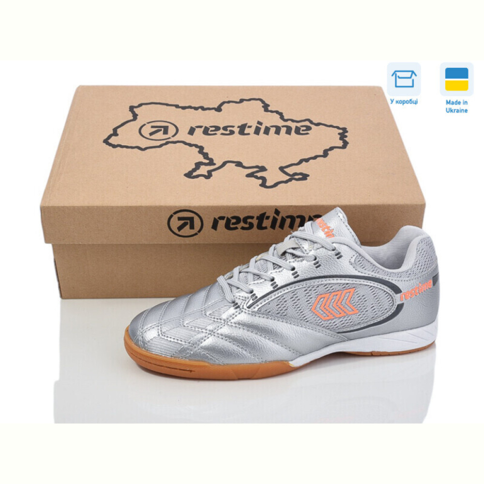 Футбольная обувь Restime DW024139 silver-orange