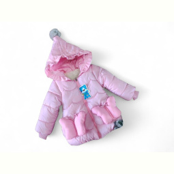 Куртка Kids-modnik F153 св.рожевий єврозима