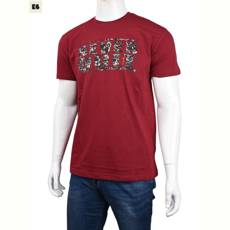 Футболка BIG 3707-0082-1 bordo
