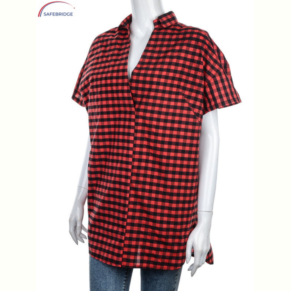 Рубашка Victoria 001-1 black-red