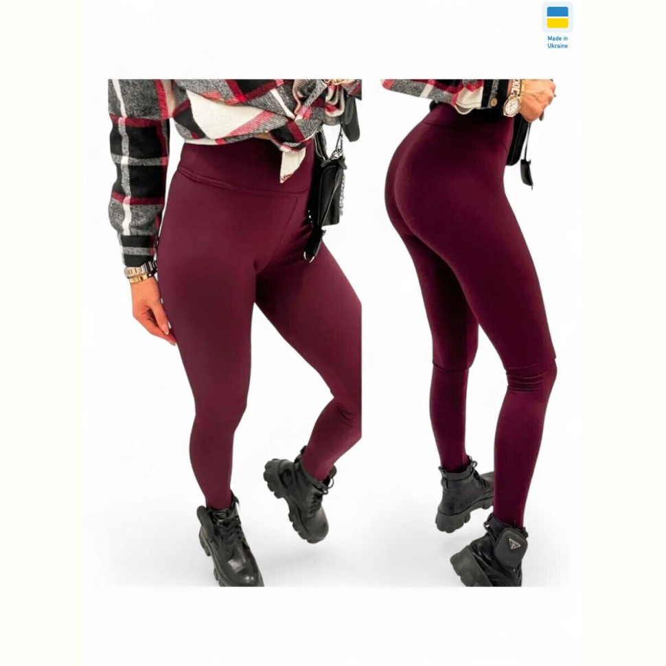 Лосины Sport style 700 бордовий Лосины Sport style 700 бордовий