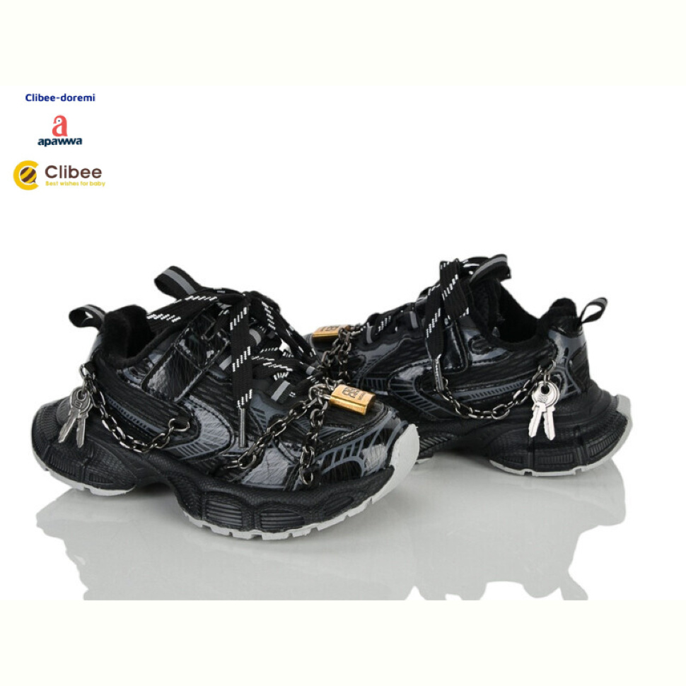 Кроссовки Clibee-Doremi 45B8028 black фліс