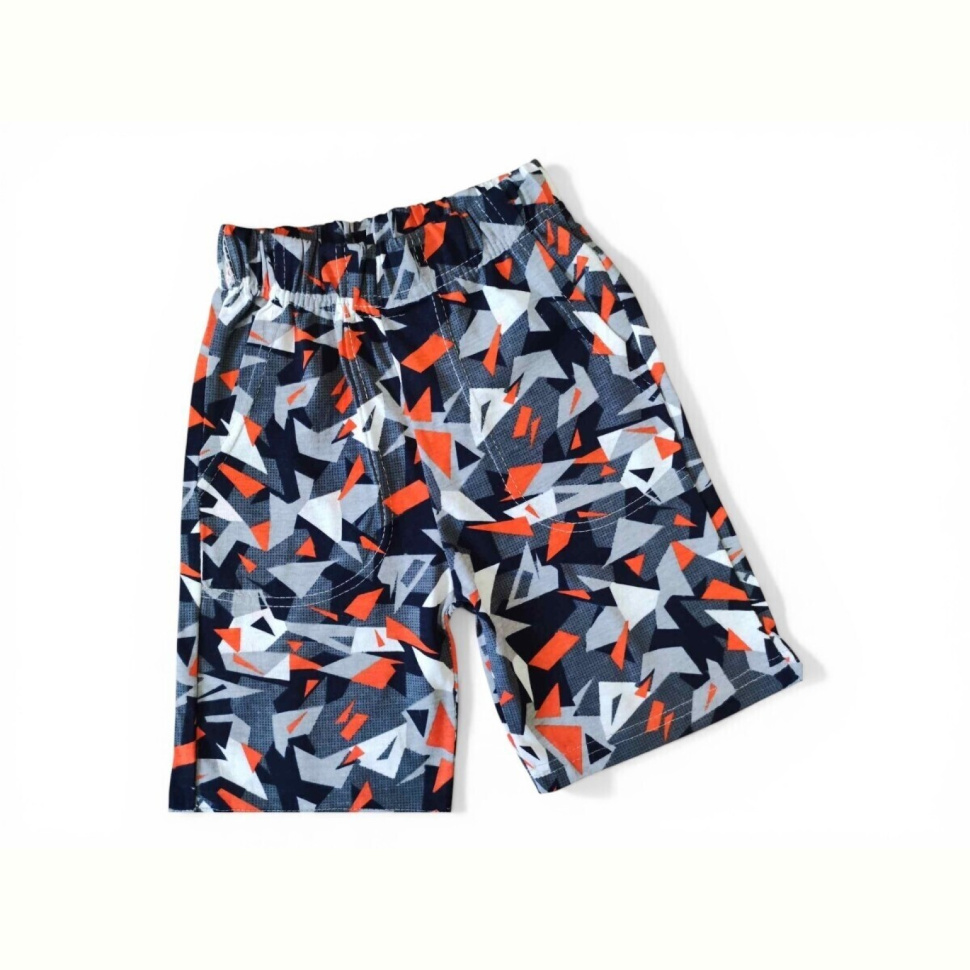 Шорты Kids-modnik 9716 сіро-помаранчевий