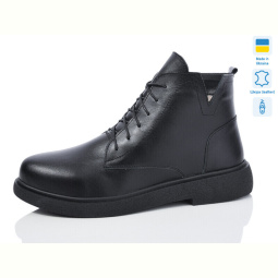 Ботинки Sali 3-1 батал чорний зима