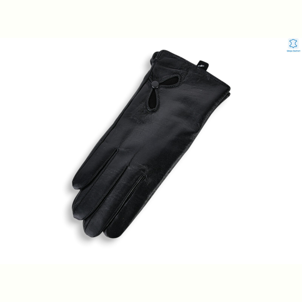 Перчатки Королева G8-806Ж шкіра махра black