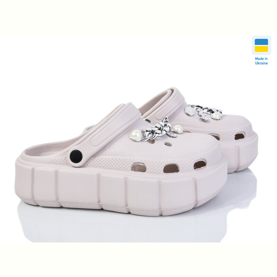 Кроксы Progress Прогрес Ж152-2-2 беж