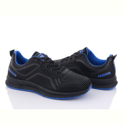 Кроссовки Violeta 197-142 black-blue
