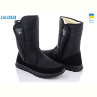 Дутики Lvovbaza Progress 4234 чорний