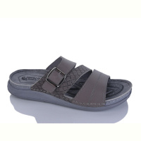 Шлепки Oscar 01-17 сірий к.