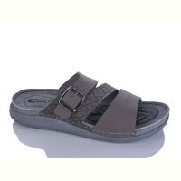 Шлепки Oscar 01-17 сірий к.