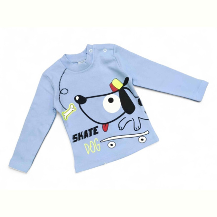 Батник Kids-modnik 2024 блакитний Skate