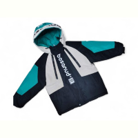 Куртка Kids-modnik K25 чорний з бірюзовим єврозима