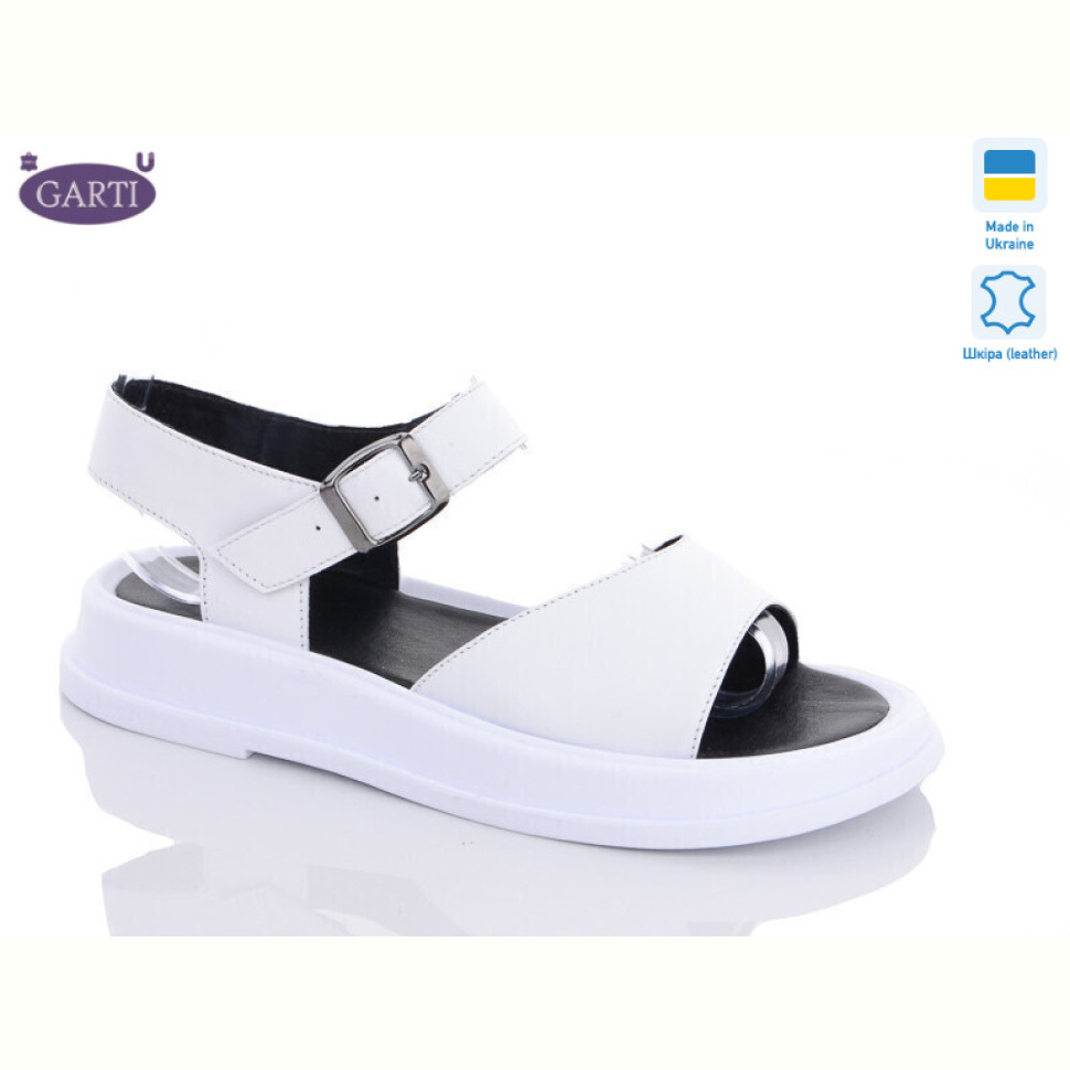 Босоножки Garti 0140 білий шкіра
