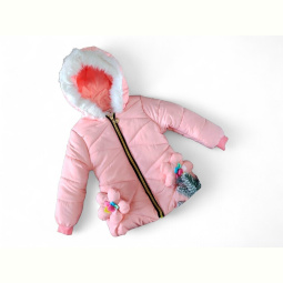 Куртка Kids-modnik F366  пудра єврозима