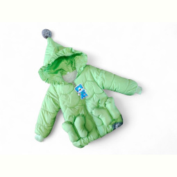 Куртка Kids-modnik F153 салатовий єврозима