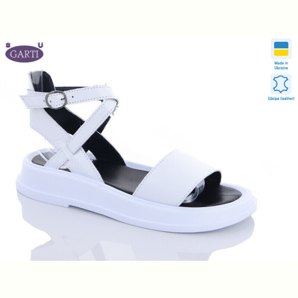 Босоножки Garti 0145 біла шкіра