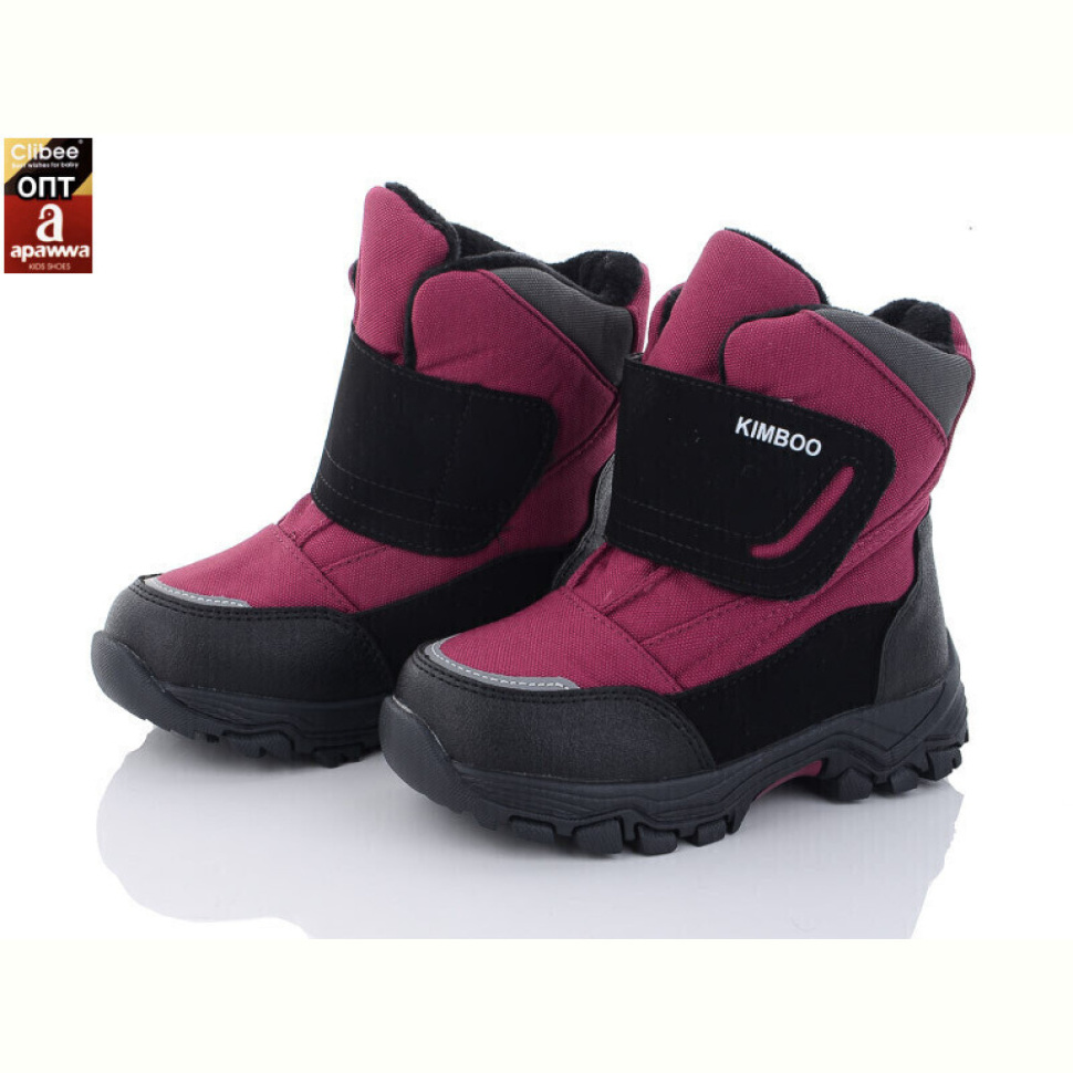 Дутики Clibee FG2395-2K wine red
