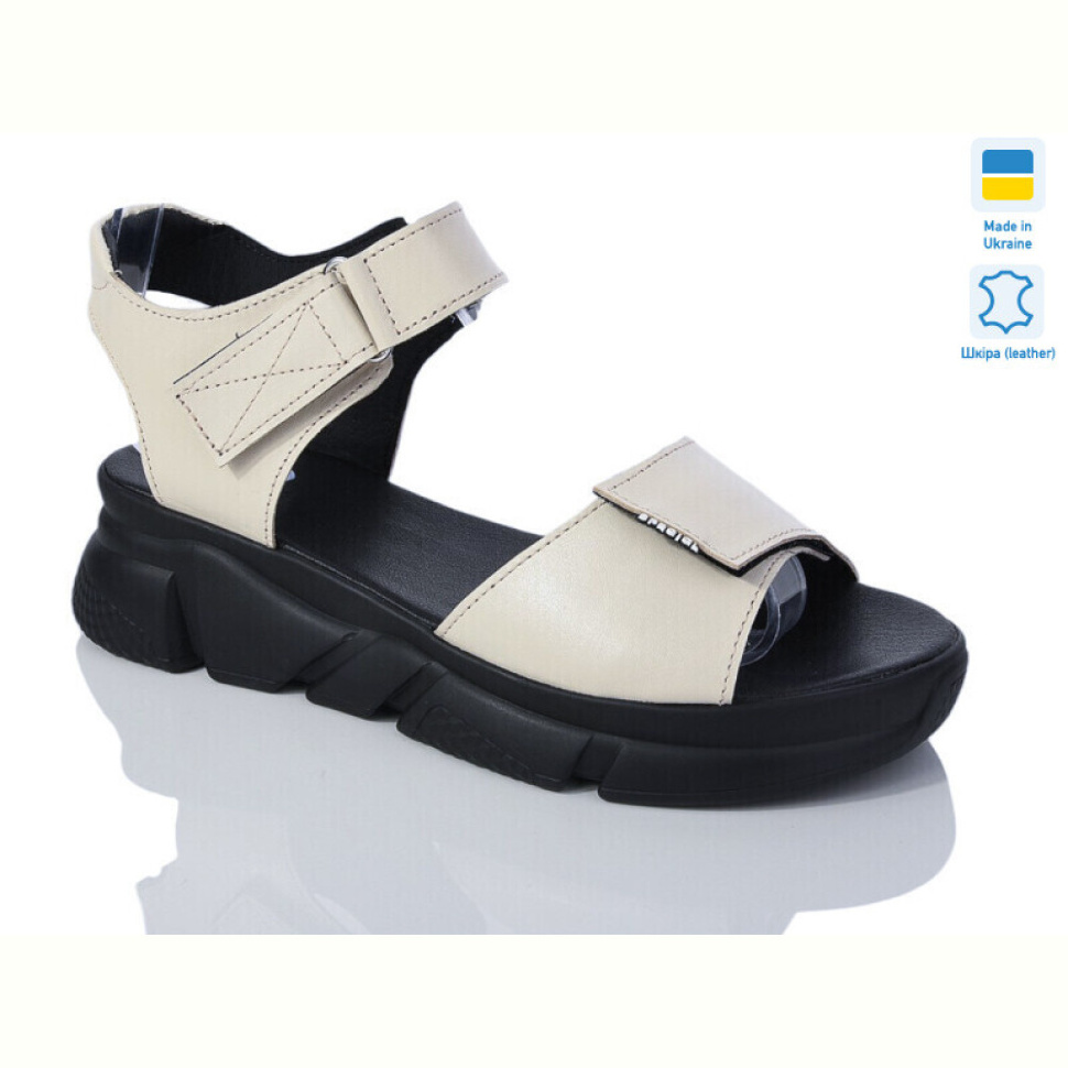 Босоножки Sali 1707-1 бежевий