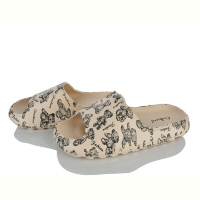 Шлепки Захар-Gold T2023-10 beige піна