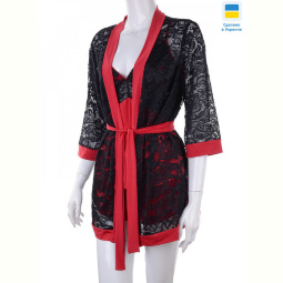 Ночная рубашка Nadia &amp; Natali 0511 black-red