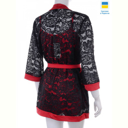 Ночная рубашка Nadia &amp; Natali 0511 black-red