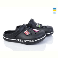 Кроксы Golden Lion 329 чорний