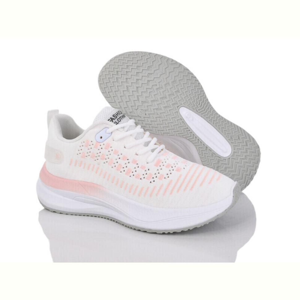 Кроссовки Violeta 182-52 white-pink