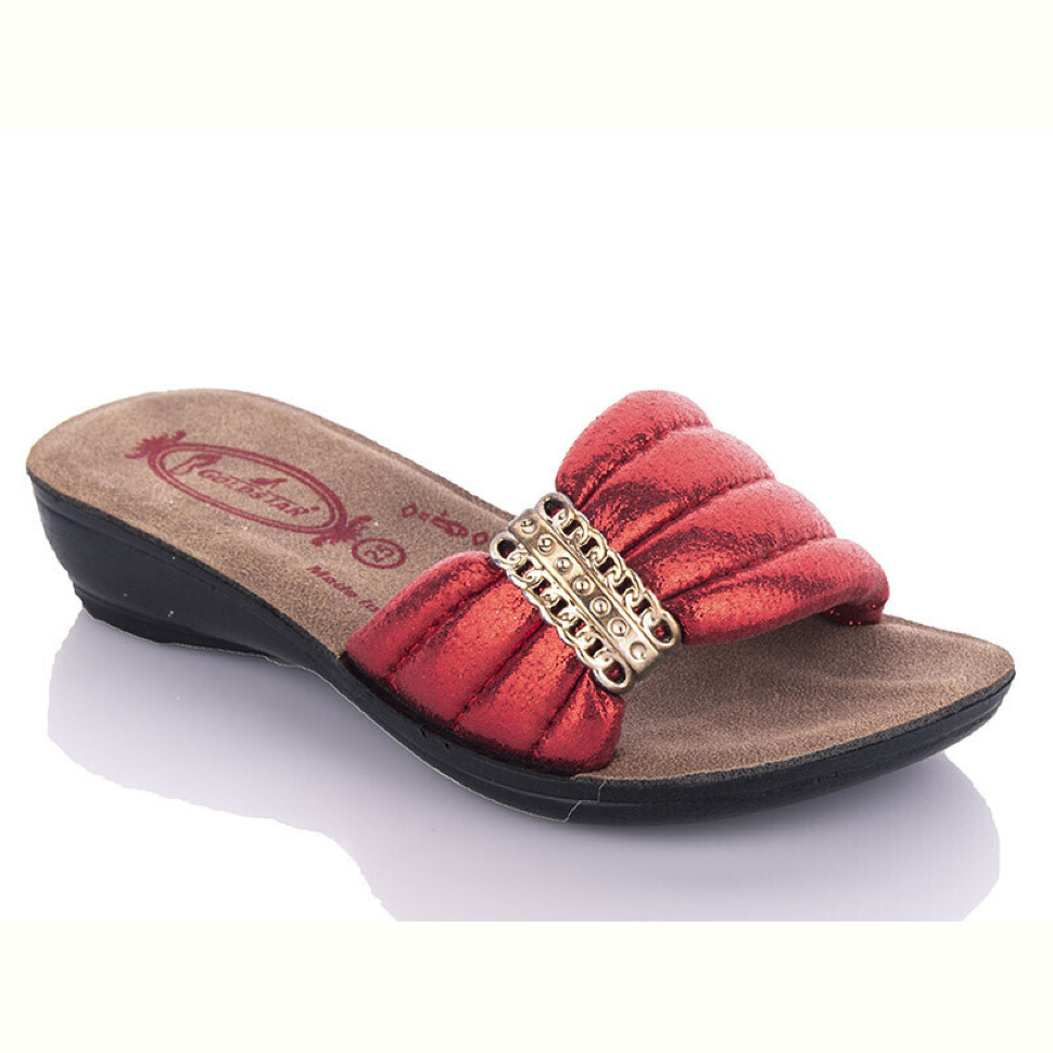 Шлепки DeMur K26-809 red (25-30)