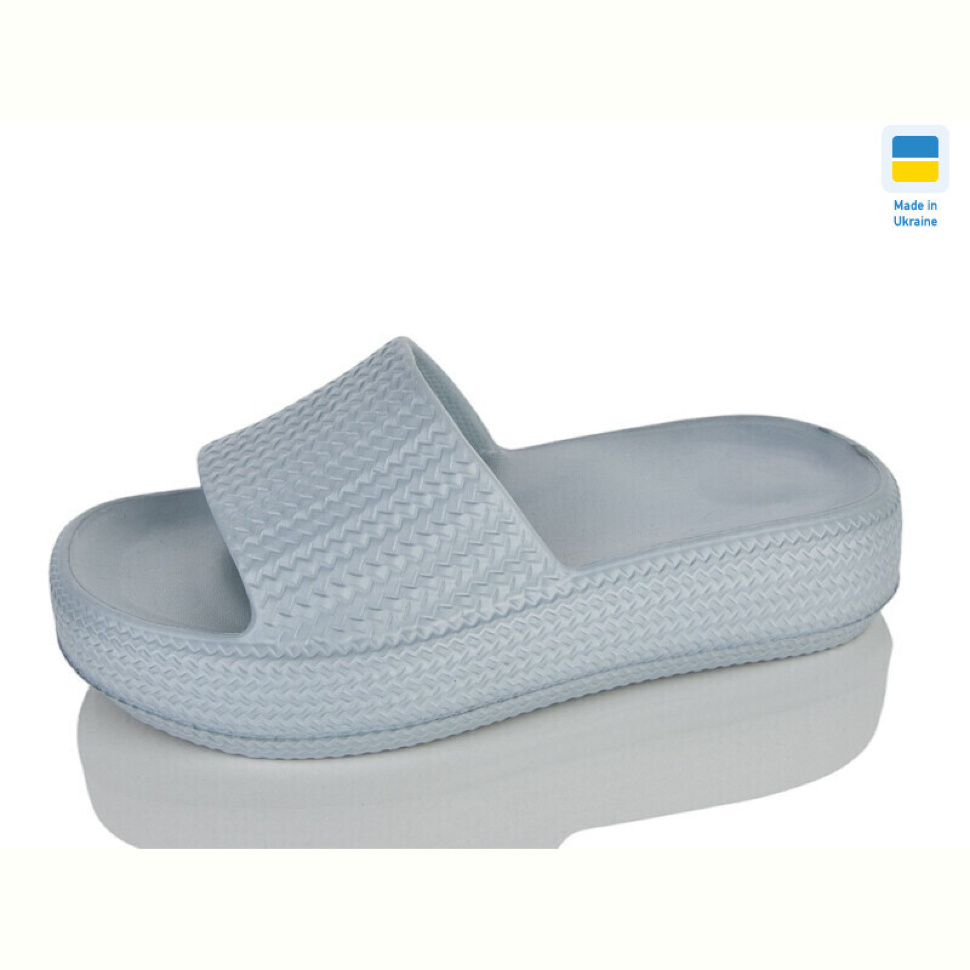 Шлепки Lot Shoes N78 сіро-блакитний