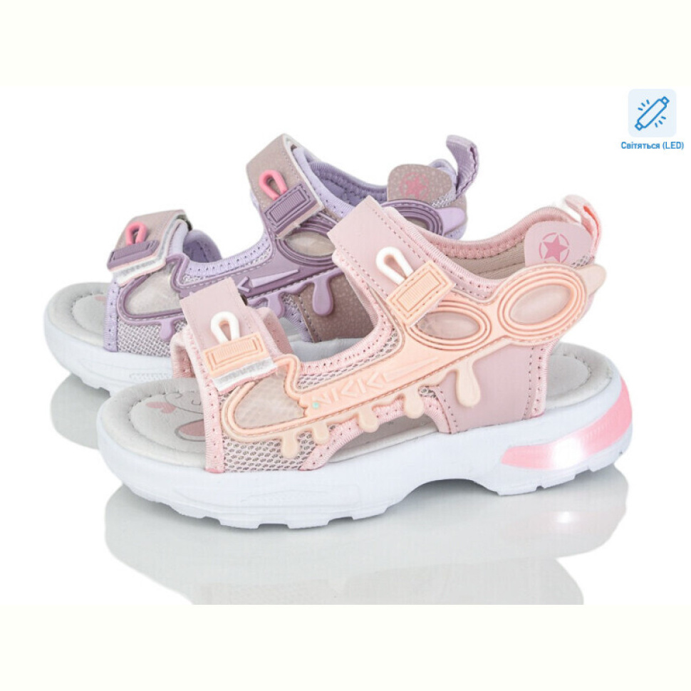 Босоножки Poni kids 2630-2D LED mix