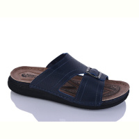 Шлепки Oscar 01-36 синій к.