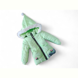Куртка Kids-modnik F334 салатовий єврозима
