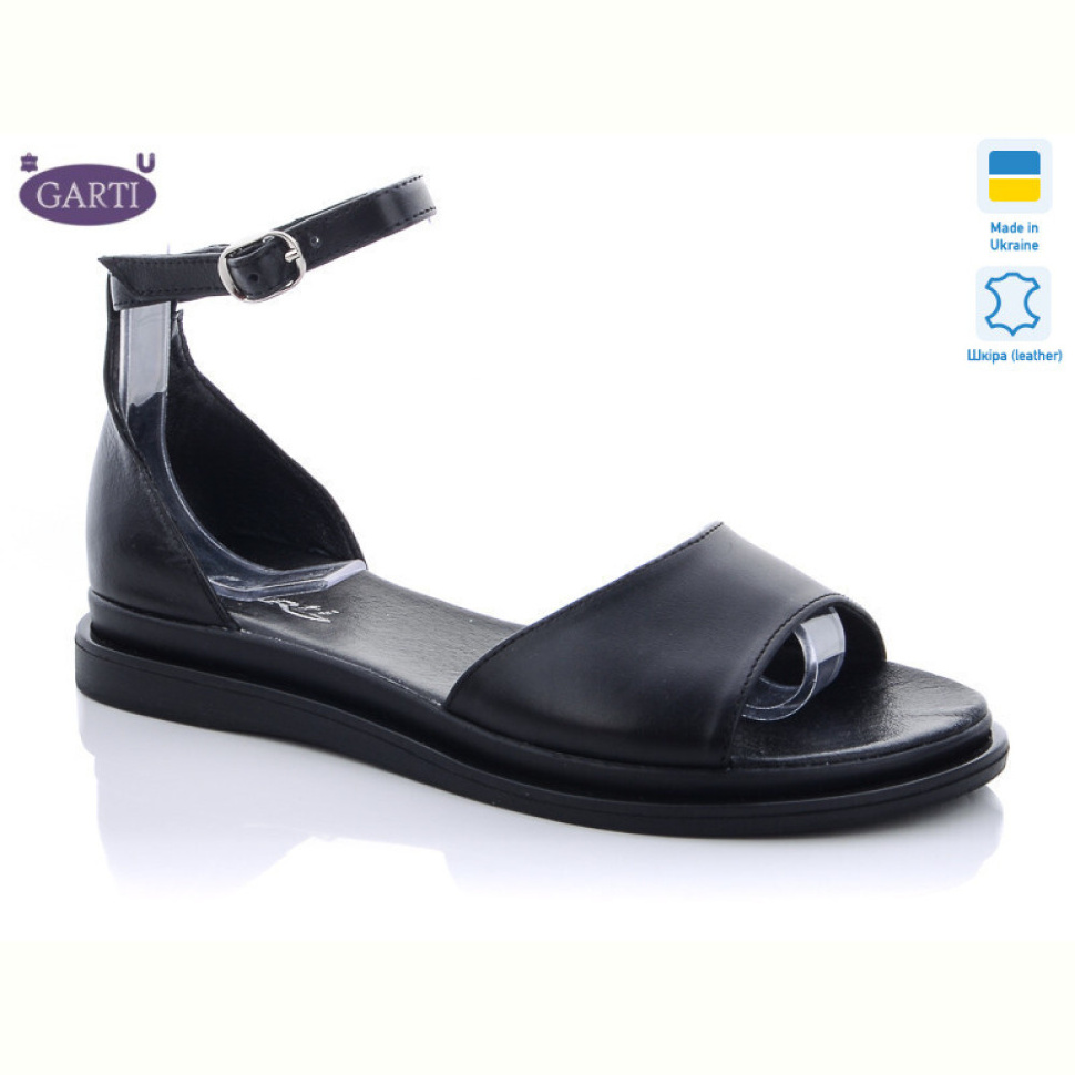 Босоножки Garti 82 чёрная кожа