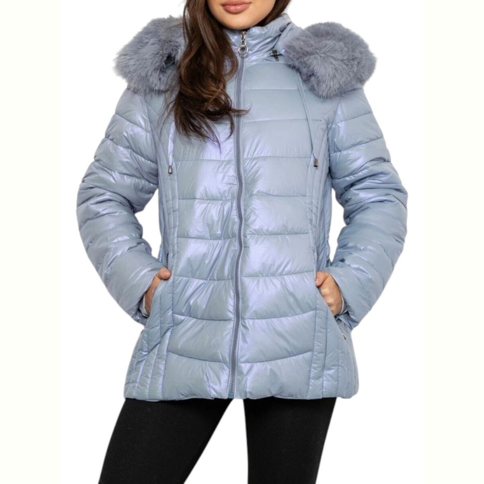 Куртка Massmag 23-711 блакитний Куртка Massmag 23-711 блакитний