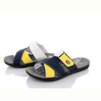 Шлепки Victoria Ш23 blue/ yellow/white