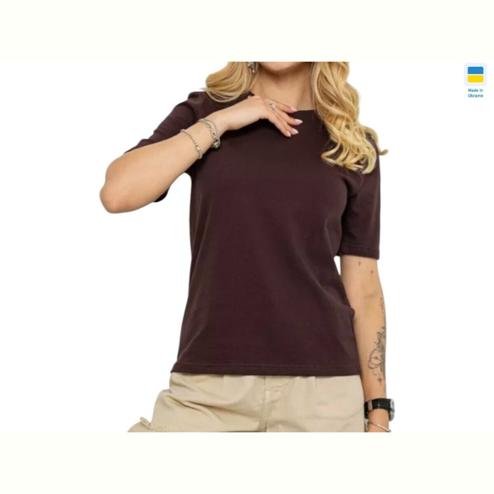 Футболка Sport style 9 коричневий