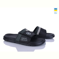 Шлепки Golden Lion 704 чорний