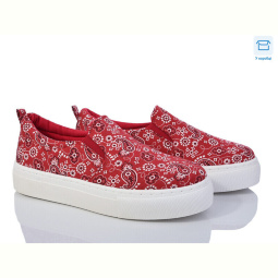 Слипоны LOOK STOCK Story 03 red
