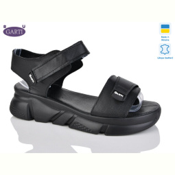 Босоножки Garti 0150 чорна шкіра