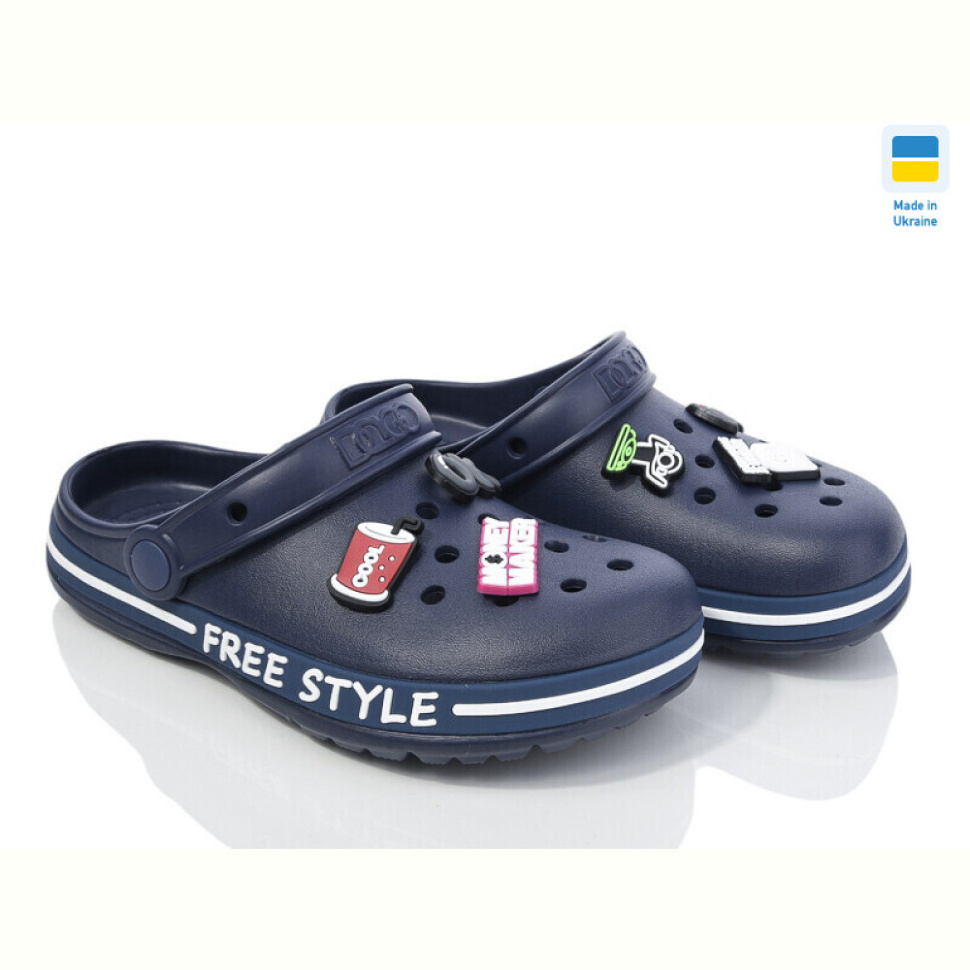 Кроксы Golden Lion 329 синій