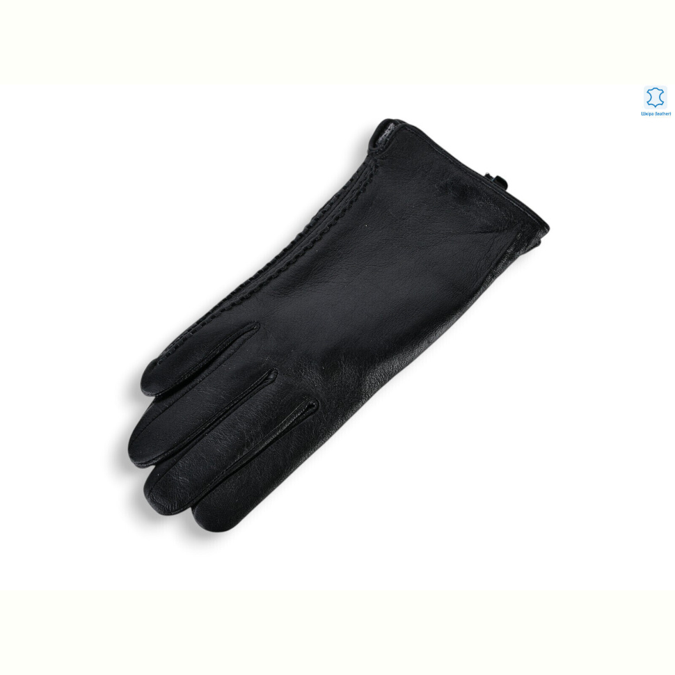 Перчатки Королева G8-804Ж шкіра махра black Перчатки Королева G8-804Ж шкіра махра black