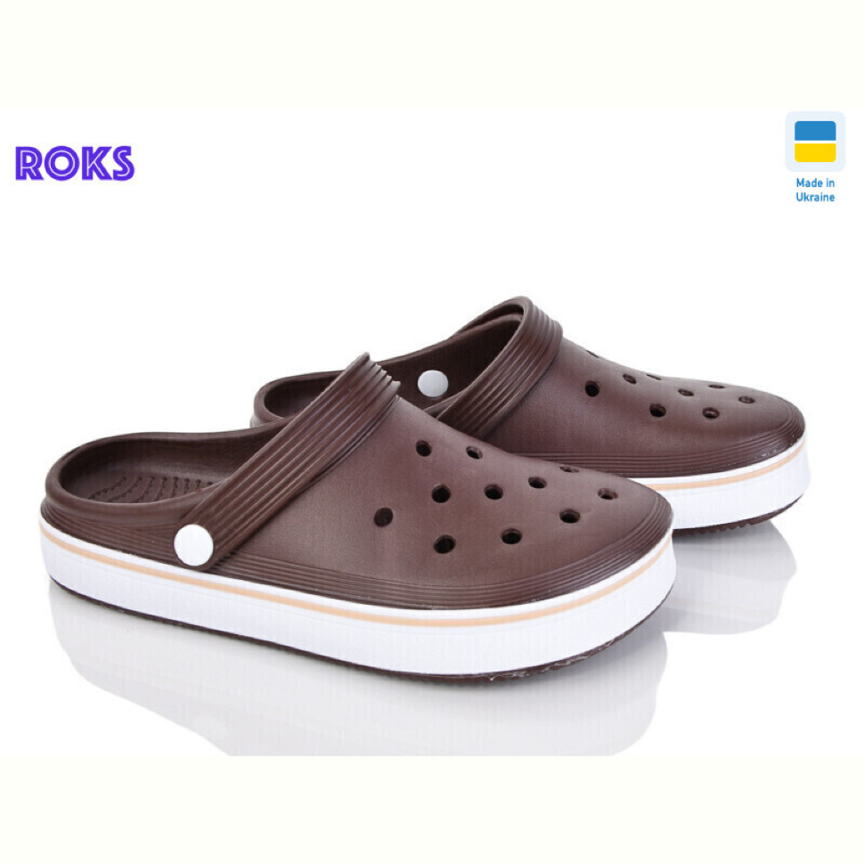 Кроксы Roks Verta 1004 шоколад Кроксы Roks Verta 1004 шоколад