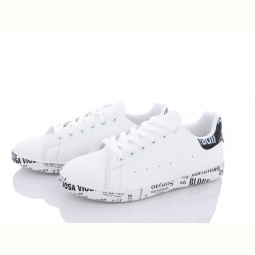 Кроссовки Violeta 9-782 white-black