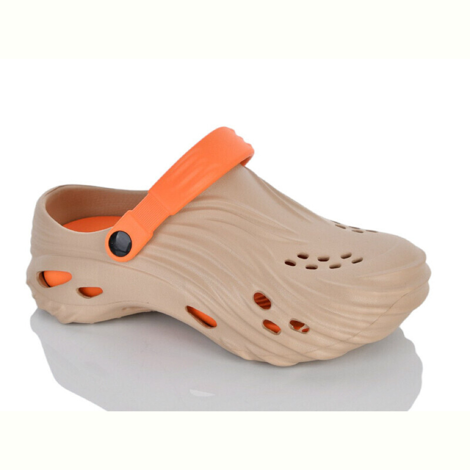 Кроксы Violeta A101 khaki-orange Кроксы Violeta A101 khaki-orange