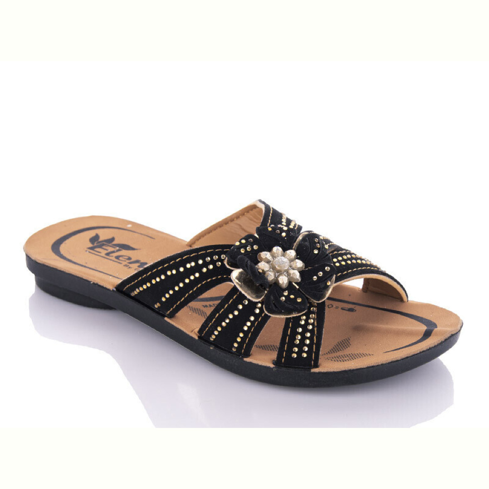 Шлепки DeMur K26-Elena 1 black (30-35)