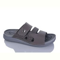 Шлепки Oscar 01-47 сірий к.