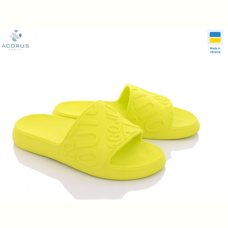 Шлепки Acorus 250 жовтий