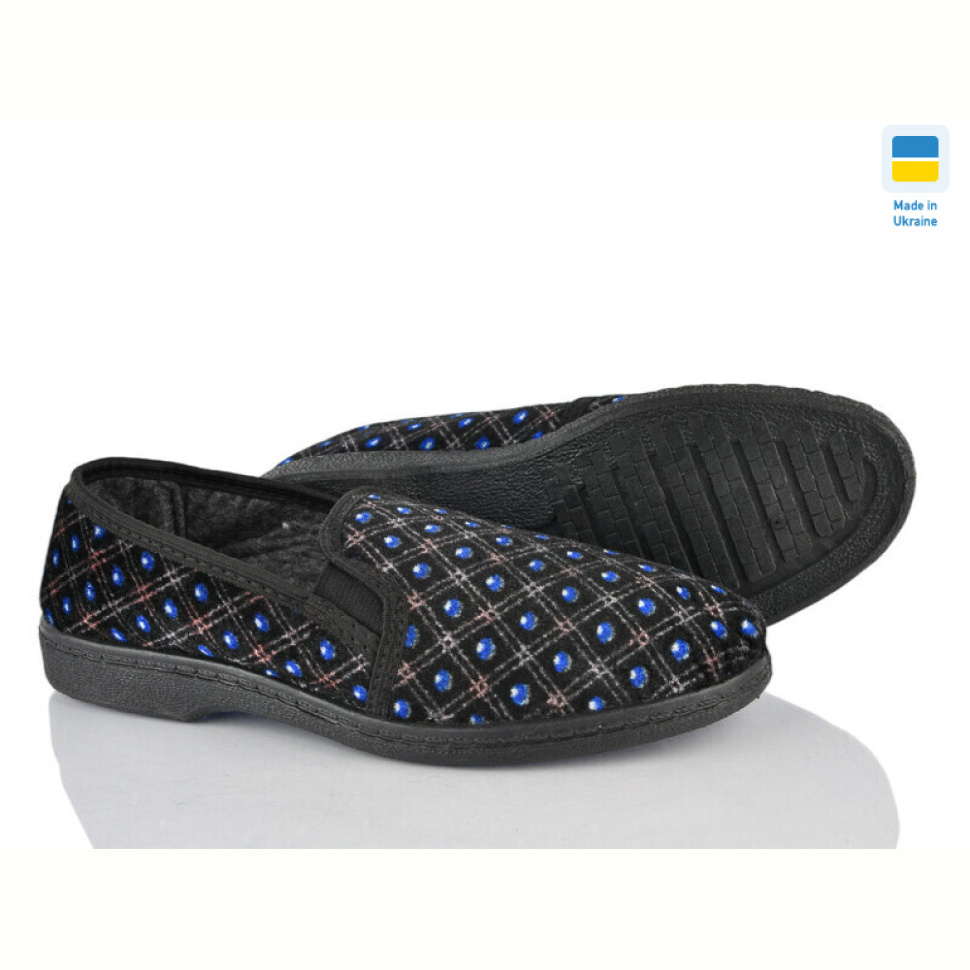 Тапки Lot Shoes Кредо горох синій Тапки Lot Shoes Кредо горох синій